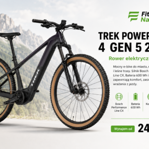 Trek Powerfly+ 4 Gen 5 – elektryczny rower MTB na wynajem