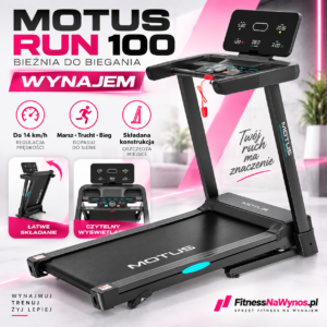 MOTUS RUN 100 – bieżnia elektryczna do biegania na wynajem